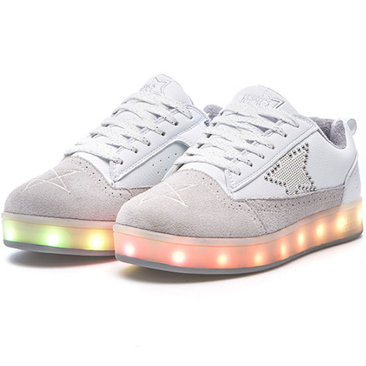 Mua Giày Phát Sáng Besson Joujou Led World Star Màu Trắng Tiki