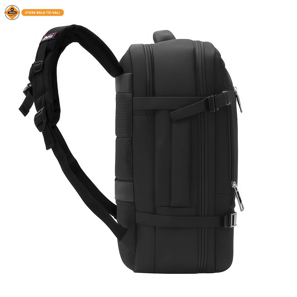 Balo du lịch cao cấp Leader Pro Xbags XB2010 cỡ lớn màu đen đựng laptop 17 inch