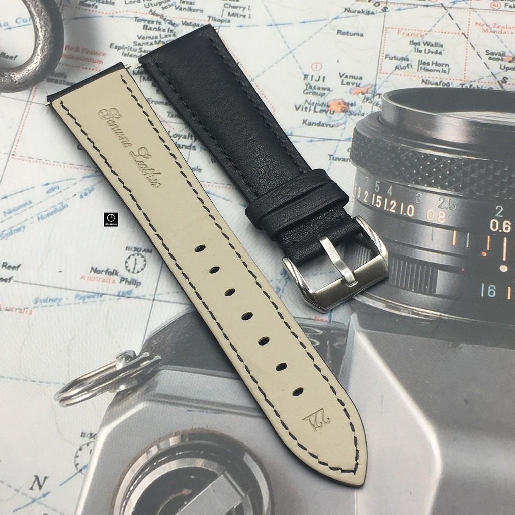 Dây Đồng Hồ Da Bò Italy Mềm Size 22mm 20mm 18mm