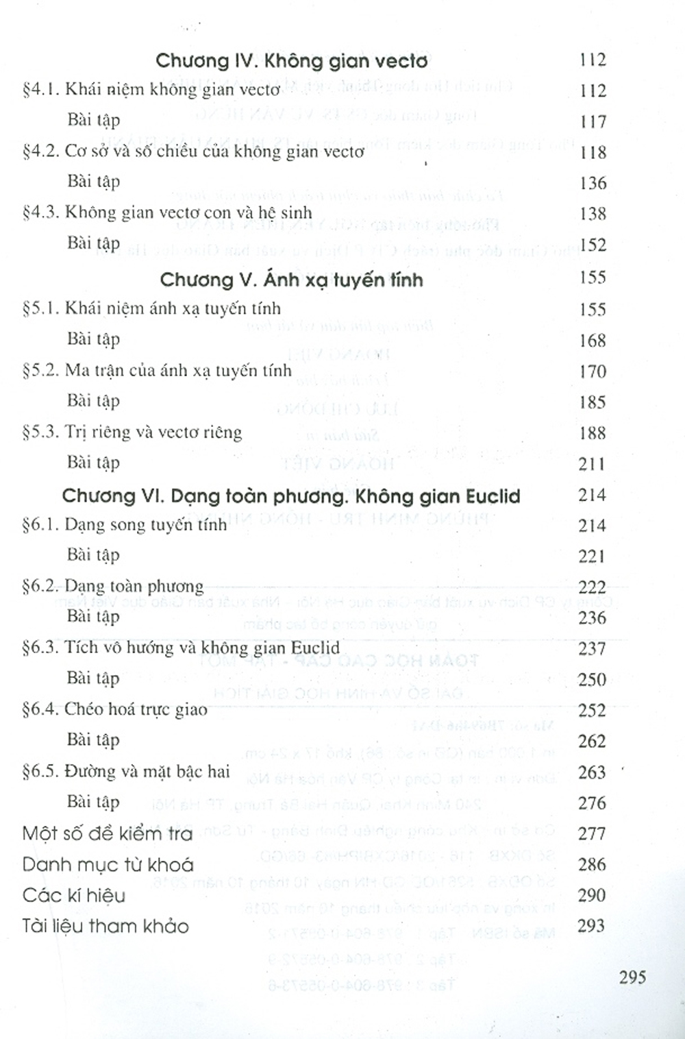 Toán Học Cao Cấp - Tập 1 - Đại Số Và Hình Học Giải Tích (Tái bản)