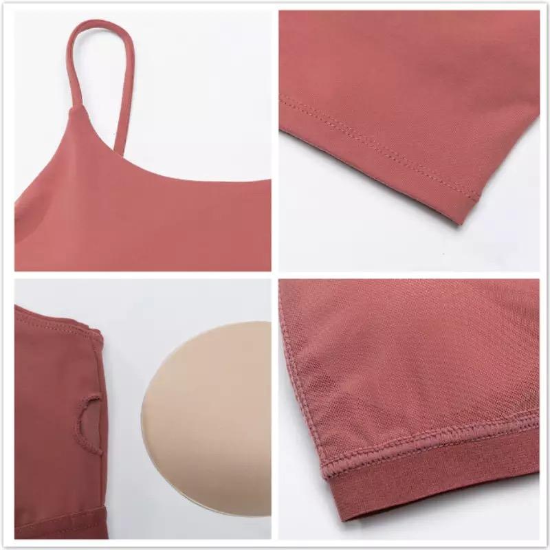 ZenYoga Tinh Nữ Xe Tăng Có Đệm Cho Tập Gym Thể Hình Áo Ngực Áo Crop Top Tập Yoga Tập Luyện Thể Thao Chiếc Áo Lót Có Thể Tháo Rời Miếng Lót