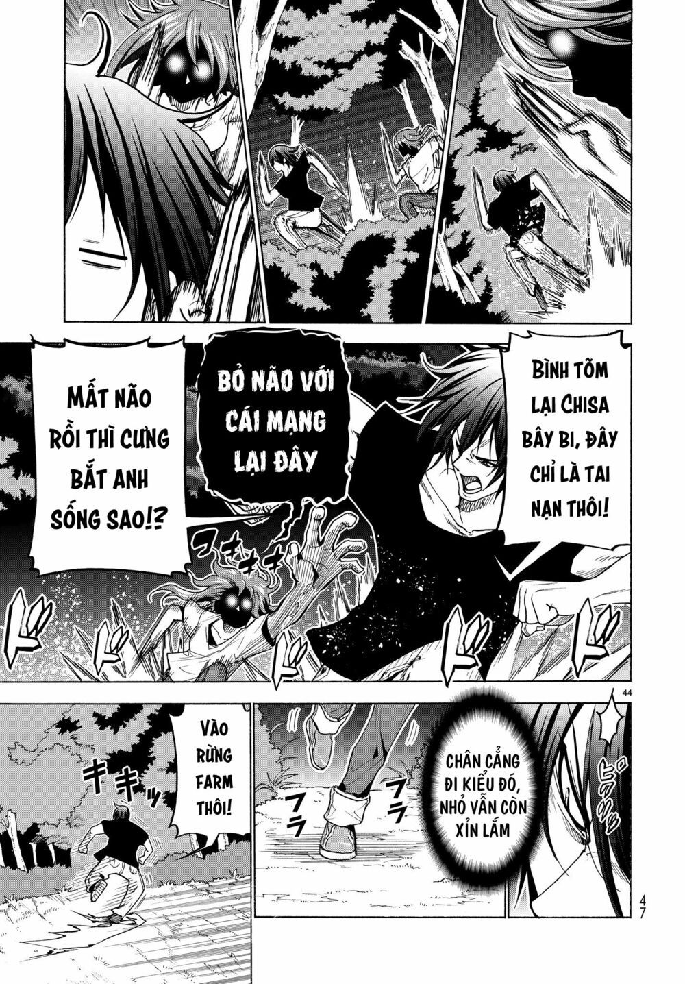 cô gái thích lặn - grand blue chapter 42 43