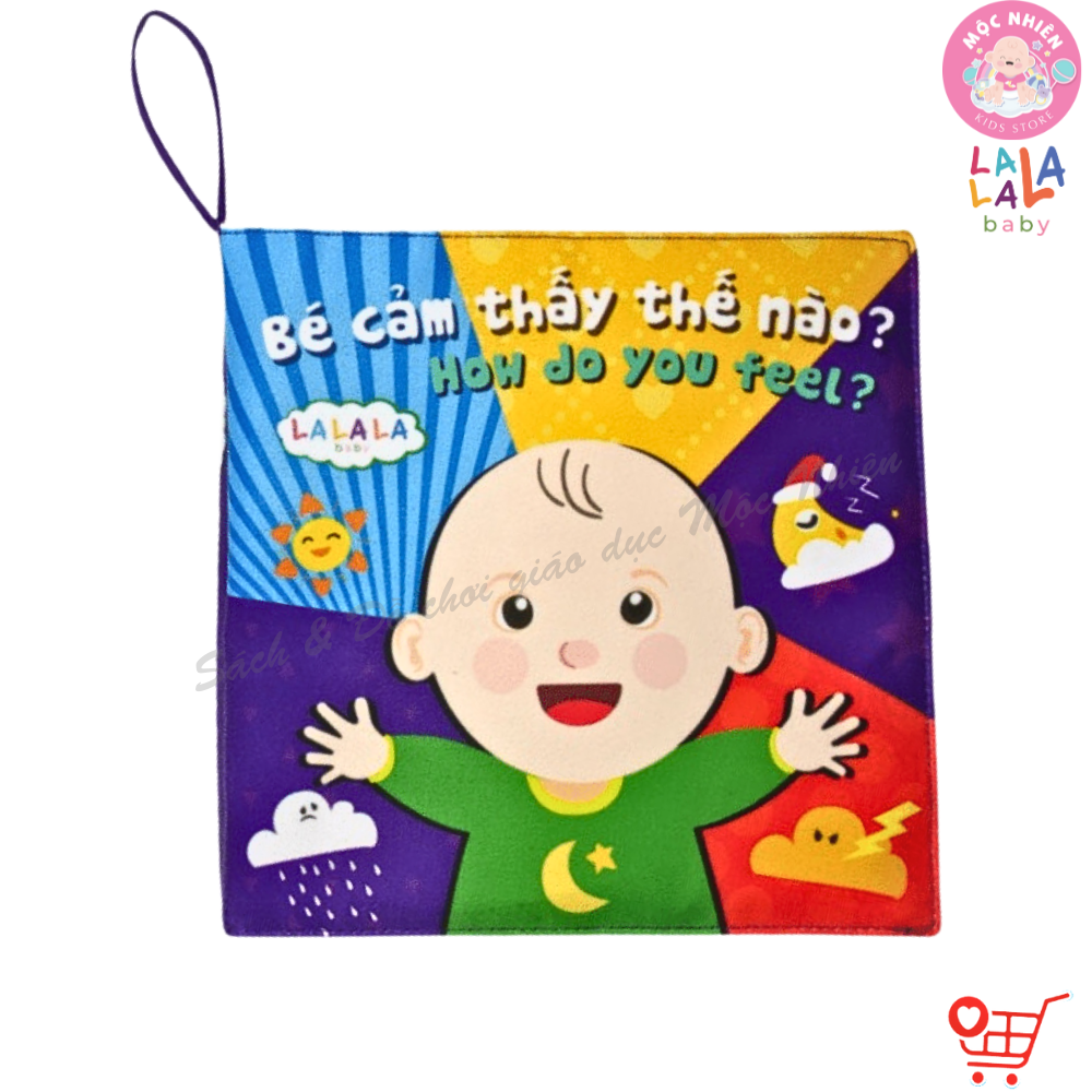 Sách Vải Lật Mở Đa Tương Tác Cho Bé 0 - 4 tuổi - Lalala Baby