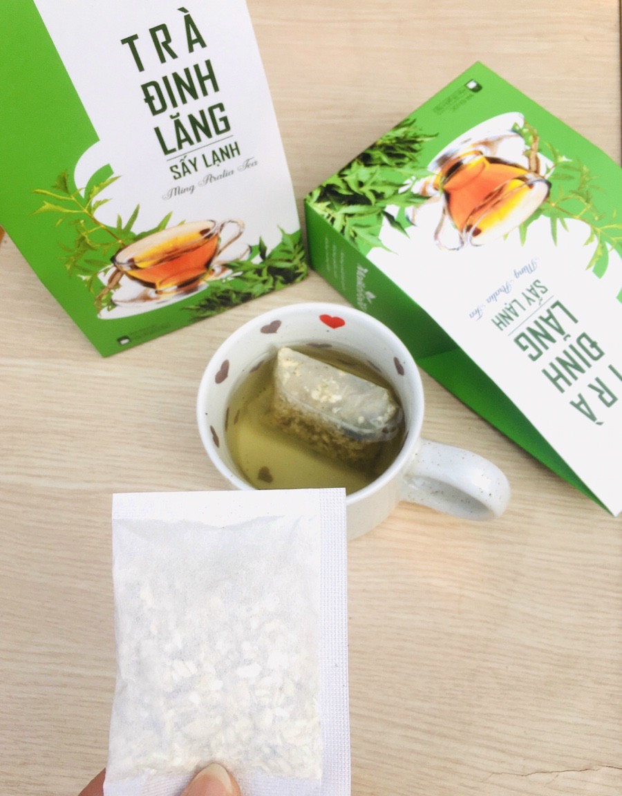 Trà Đinh Lăng MaikaFood - Giúp An Thần, Giảm Stress, Ngủ Ngon Hộp 25 Gói x 5g