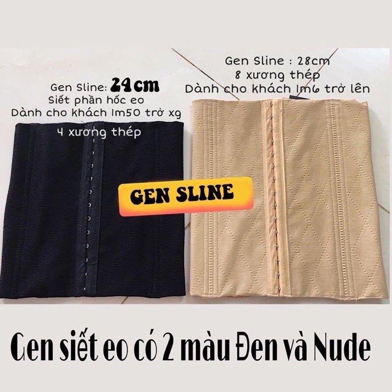 gen nịt bụng Sline 8 xương dài ,28cm siết eo thon gọn giảm ngay tức thì 5-10cm