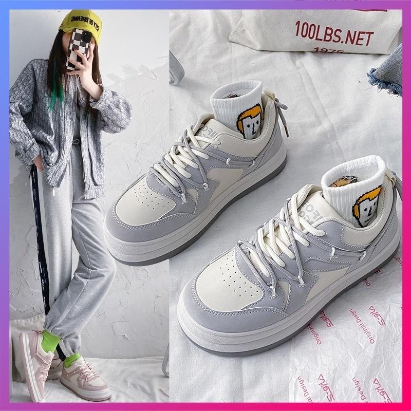 【HOT】Giày thể thao nữ Ulzzang Sneakers 2022 Giay Phong cách Hàn Quốc (5005)