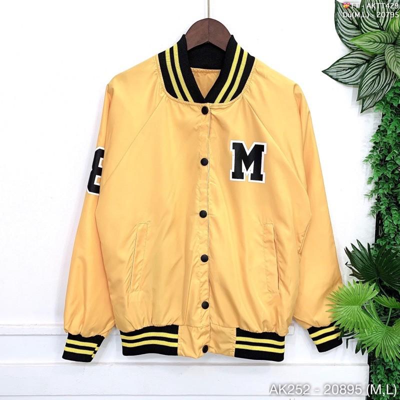 ́ ̉ 252 Áo Khoác Dù MAR.CUS 2 Lớp Bomber Jackets Hàng Unisex - Set 10 Đôi Tất,M