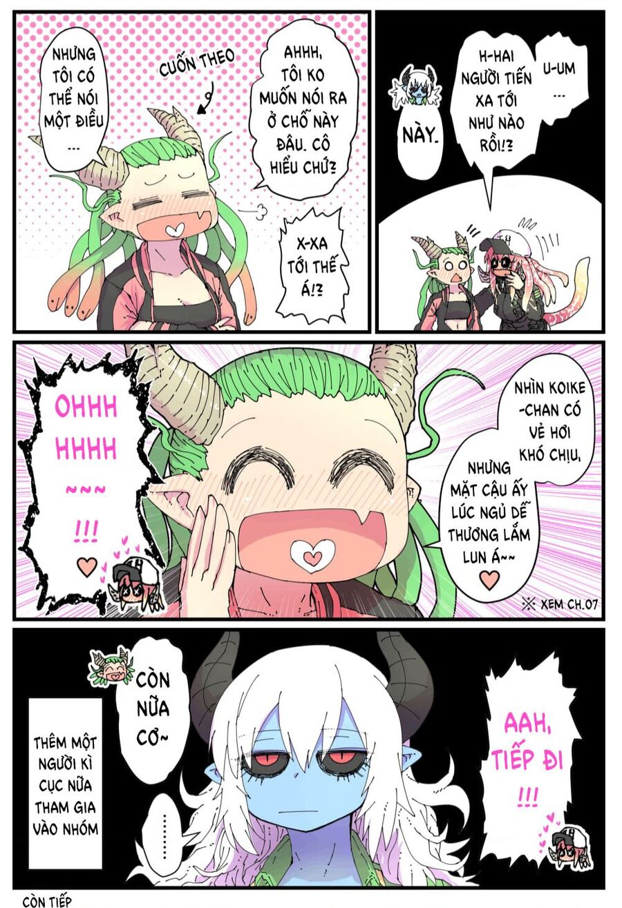 cô nàng nhân viên da xanh ở cửa hàng tiện lợi và bạn của cô ấy chapter 11 3