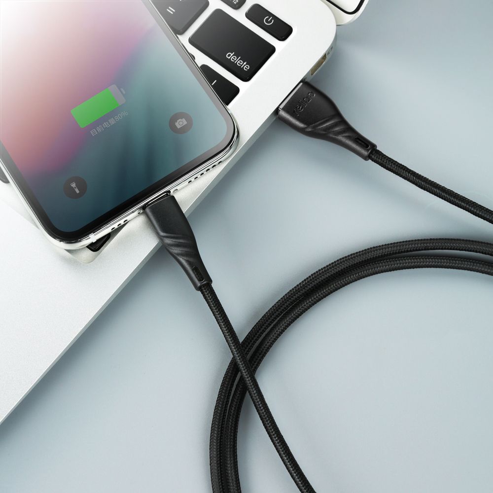 Dây Cáp Sạc Lightning Cho IPhone IPad Reliqo RCA653 1.2m Chuẩn MFi 2A - Hàng Chính Hãng