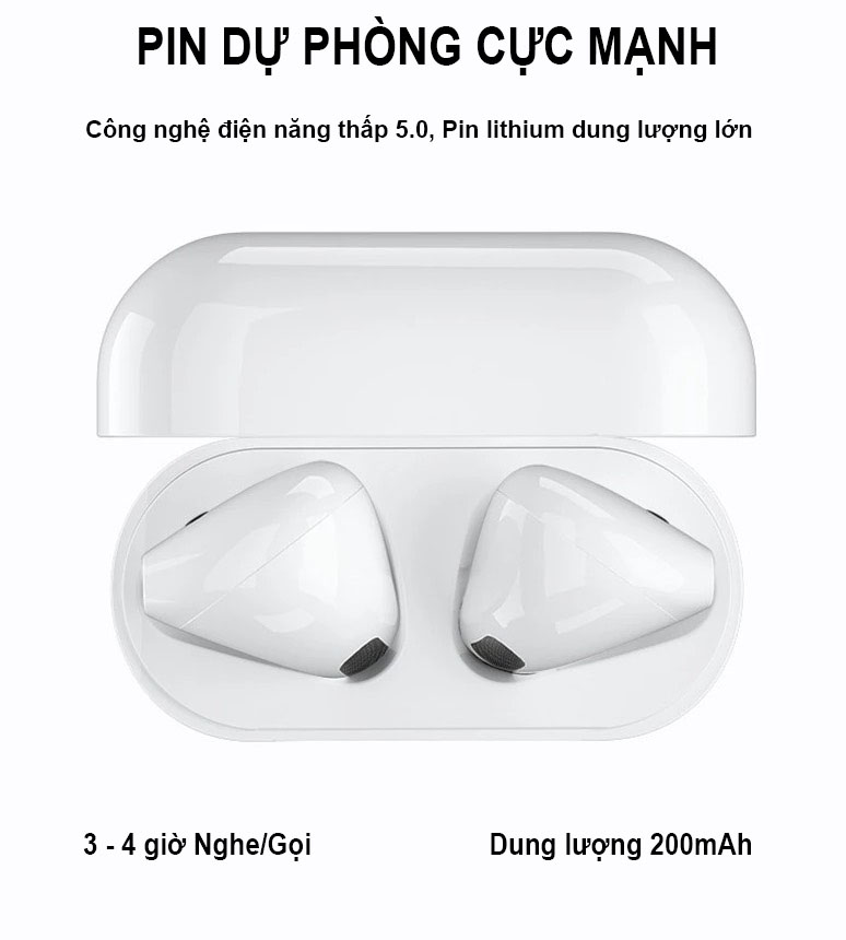 Tai nghe không dây Bluetooth phiên bản thế hệ mới PRO 4 Bluetooth 5.0 có thể đổi được tên thiết bị - Hàng Nhập Khẩu