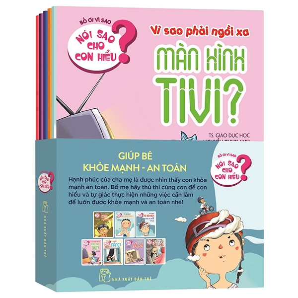 Bộ Sách Nói Sao Cho Con Hiểu - Giúp Bé Khoẻ Mạnh - An Toàn