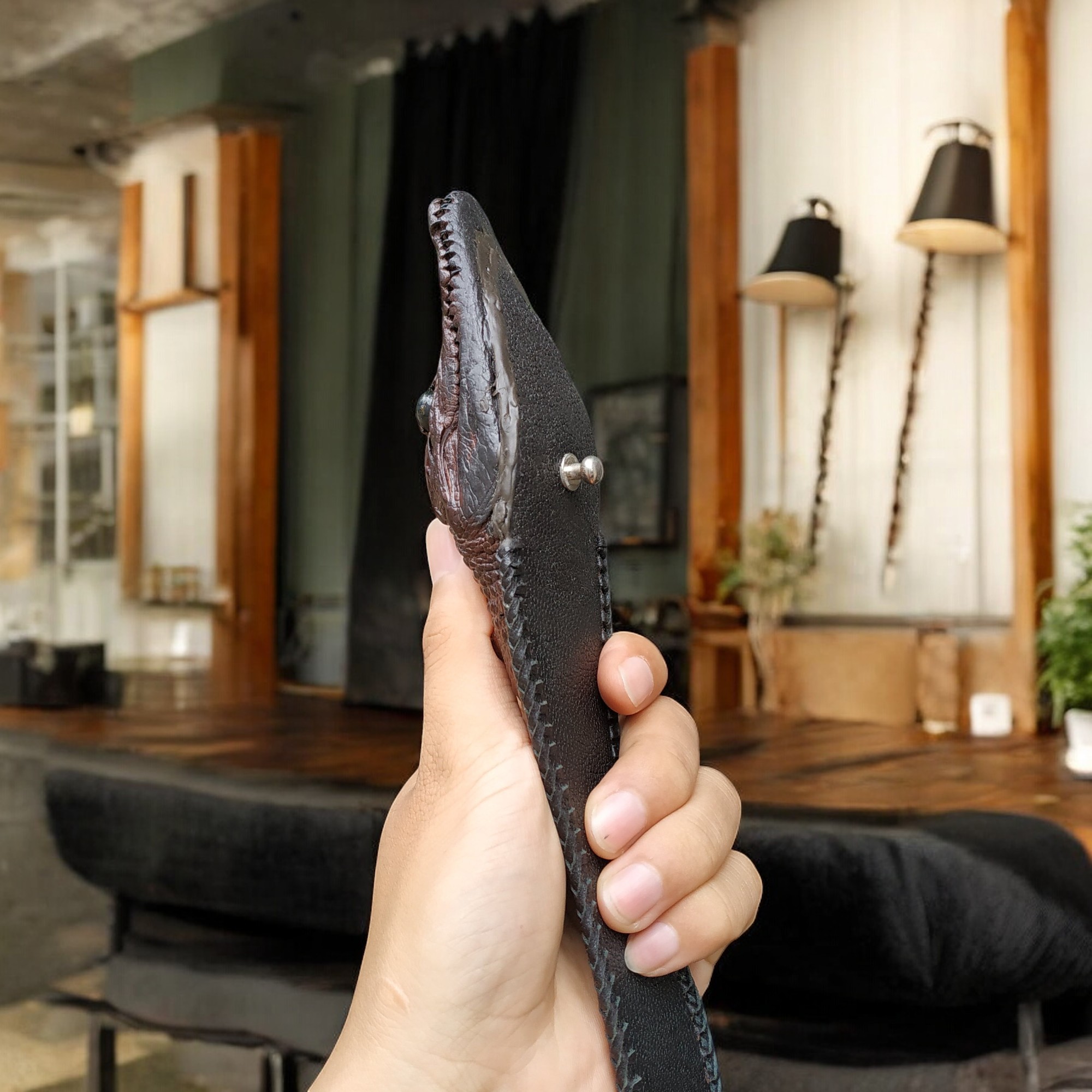 Thắt Lưng Đầu Cá Sấu Khẳng Định Phong Cách N51N