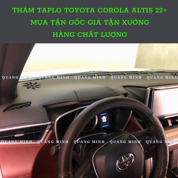 THẢM TAPLO CAO CẤP XE TOYOTA ALTIS 2022+