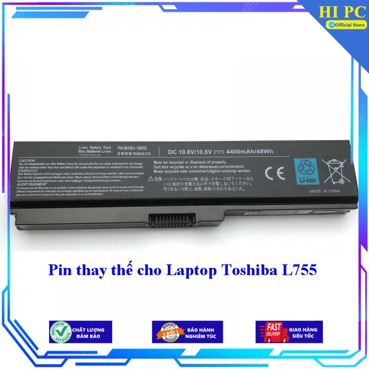 Pin thay thế cho Laptop Toshiba L755 - Hàng Nhập Khẩu