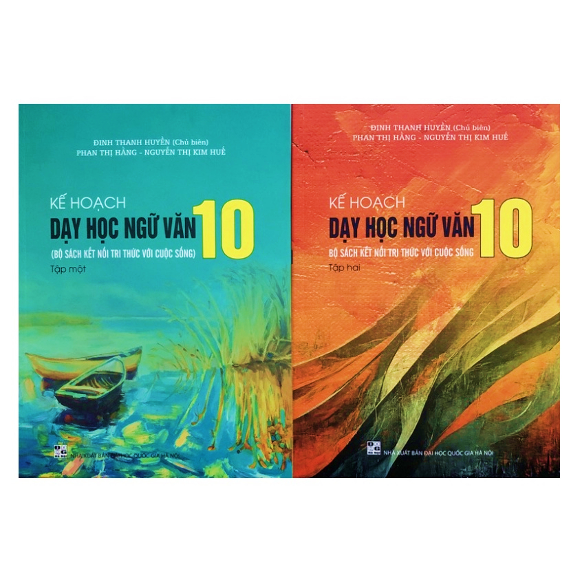 Sách - Combo Kế hoạch dạy học Ngữ Văn 10 Tập 1 + Tập 2