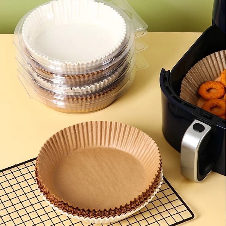 Set 50 Tờ Giấy Nến Vàng Lót Nồi Chiên Không Dầu Sạch Sẽ Tiện Dụng GD604-Dianen50-Cohop
