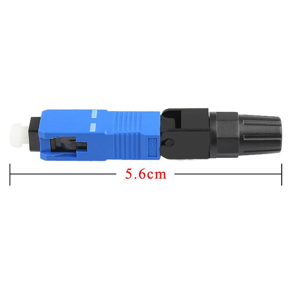 Optic Fiber Quick Cold Connector FTTH SC Singlemode Fast Connector 56mm