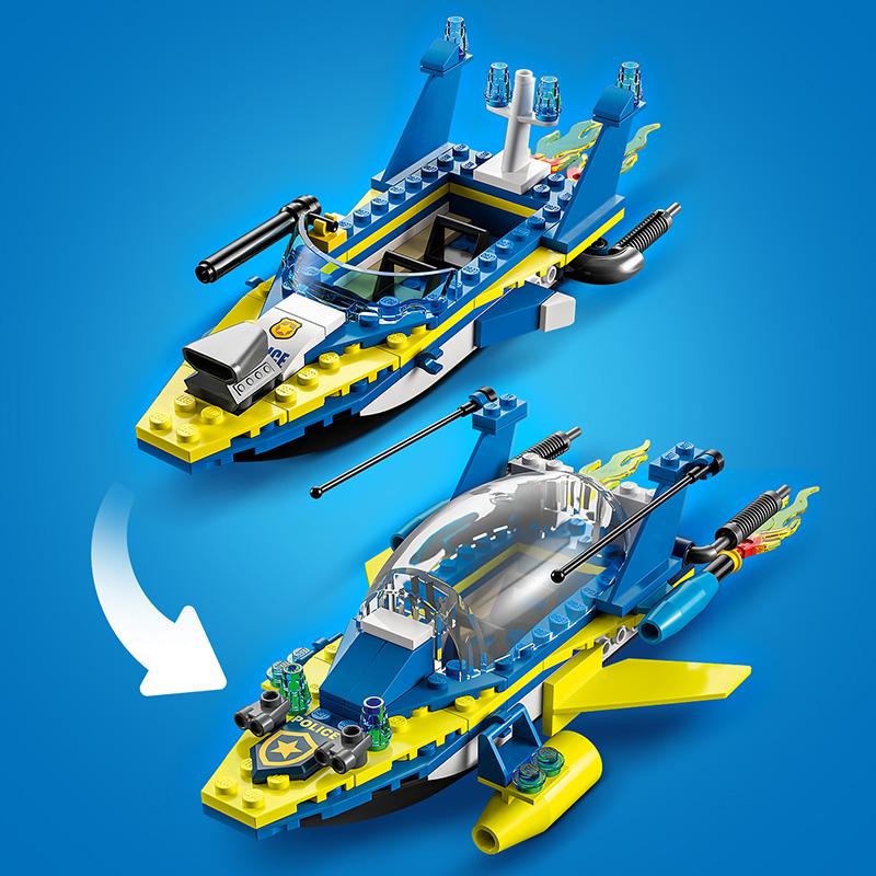 Đồ Chơi LEGO Nhiệm Vụ Thám Tử Của Cảnh Sát Biển 60355
