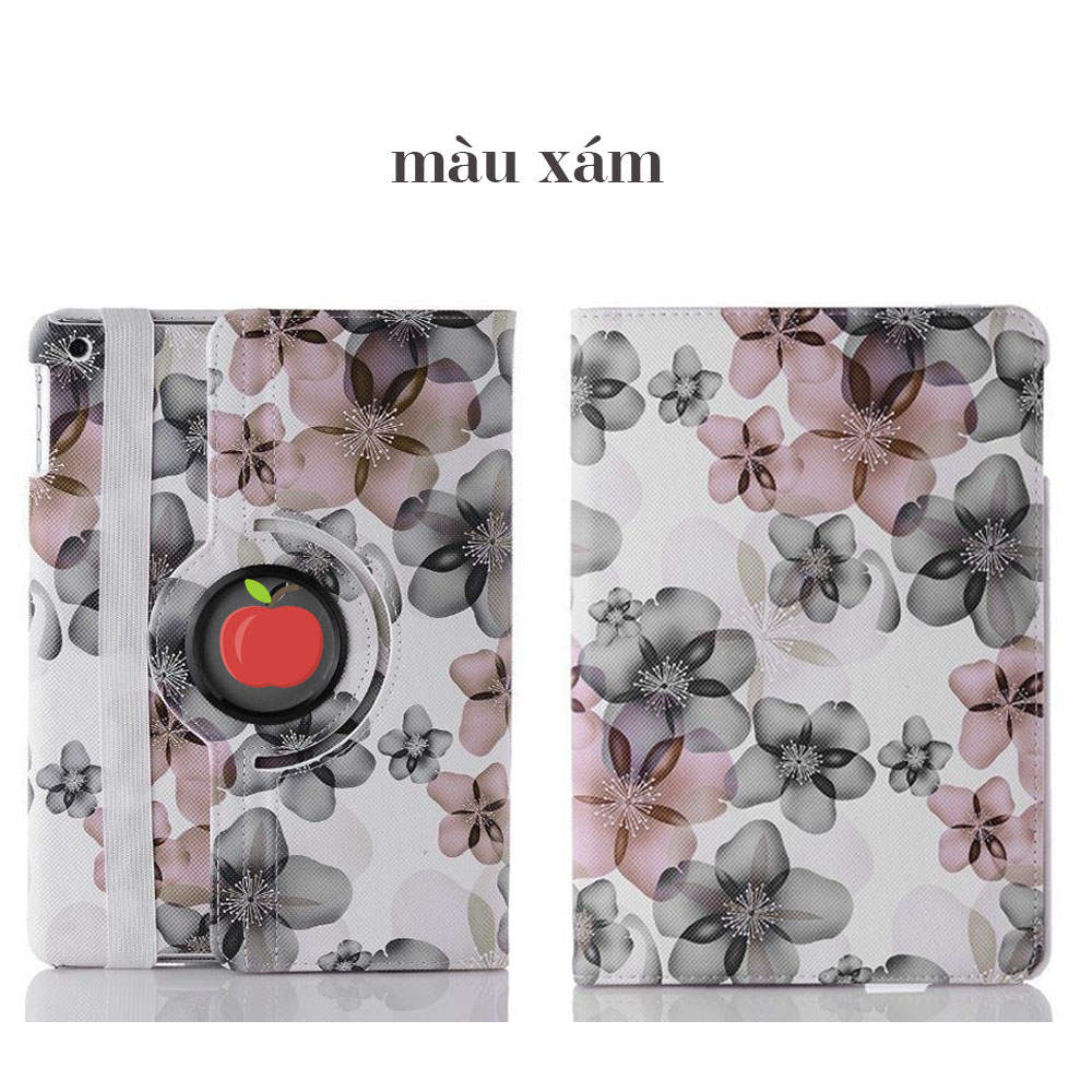 Bao Da Cho iPad 10.5 inch Pro 2017 / iPad Air 3 2019 Hoa Đào Nhiều Màu Xoay 360 Tiện Lợi