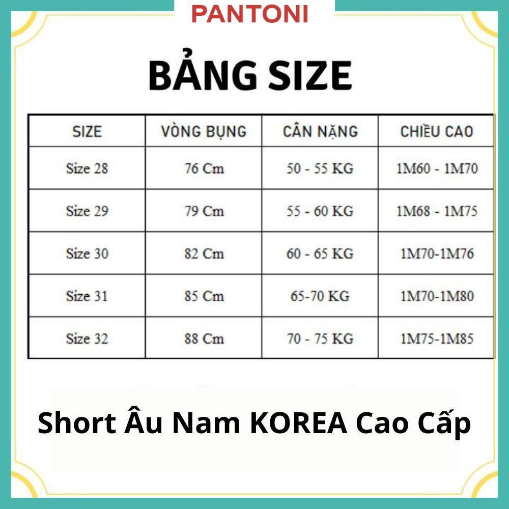 Quần tây âu nam vải co giãn, ống quần short ngắn (nhiều màu)