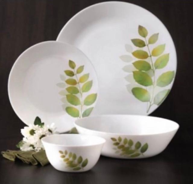 Bộ chén đĩa thủy tinh Diva Ivory A.S 10 món