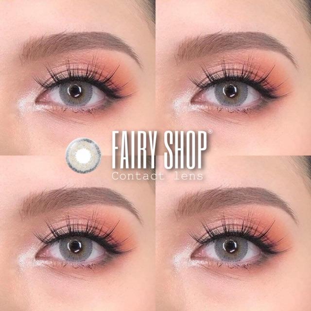 Kính Áp Tròng NOBLUK GRAY KVA 14.0mm - Kính Áp Tròng FAIRY SHOP CONTACT LENS độ 0 đến 6