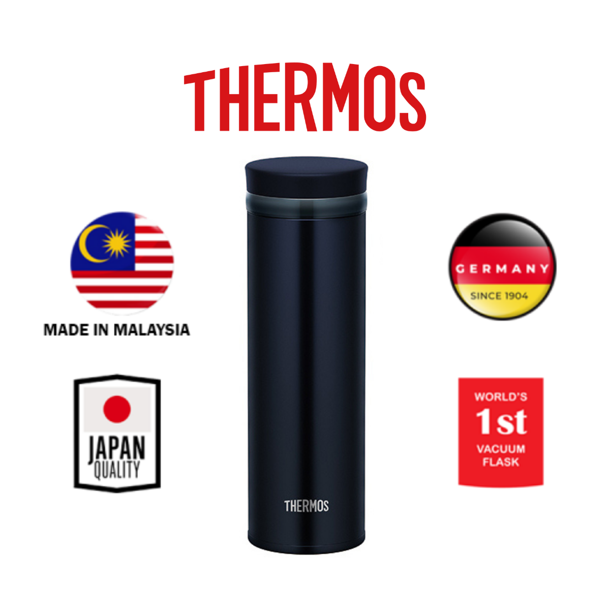 Hình ảnh Bình giữ nhiệt Thermos nắp vặn JNO-502 - Dung tích 500ml - Hàng chính hãng, bảo hành 12 tháng