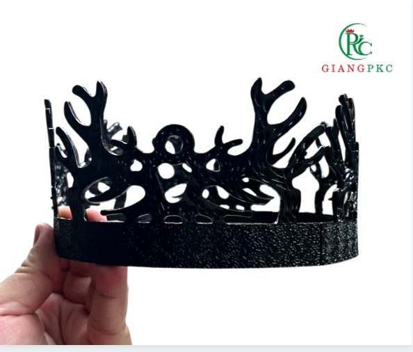 Vương miện nam vương màu đen Giangpkc 2021