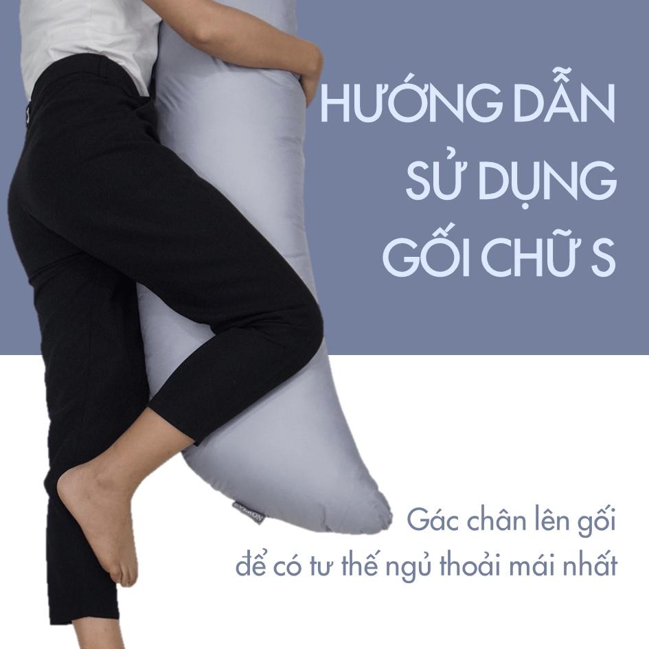 Gối ôm hình chữ S Everon 36x130cm (2 màu)