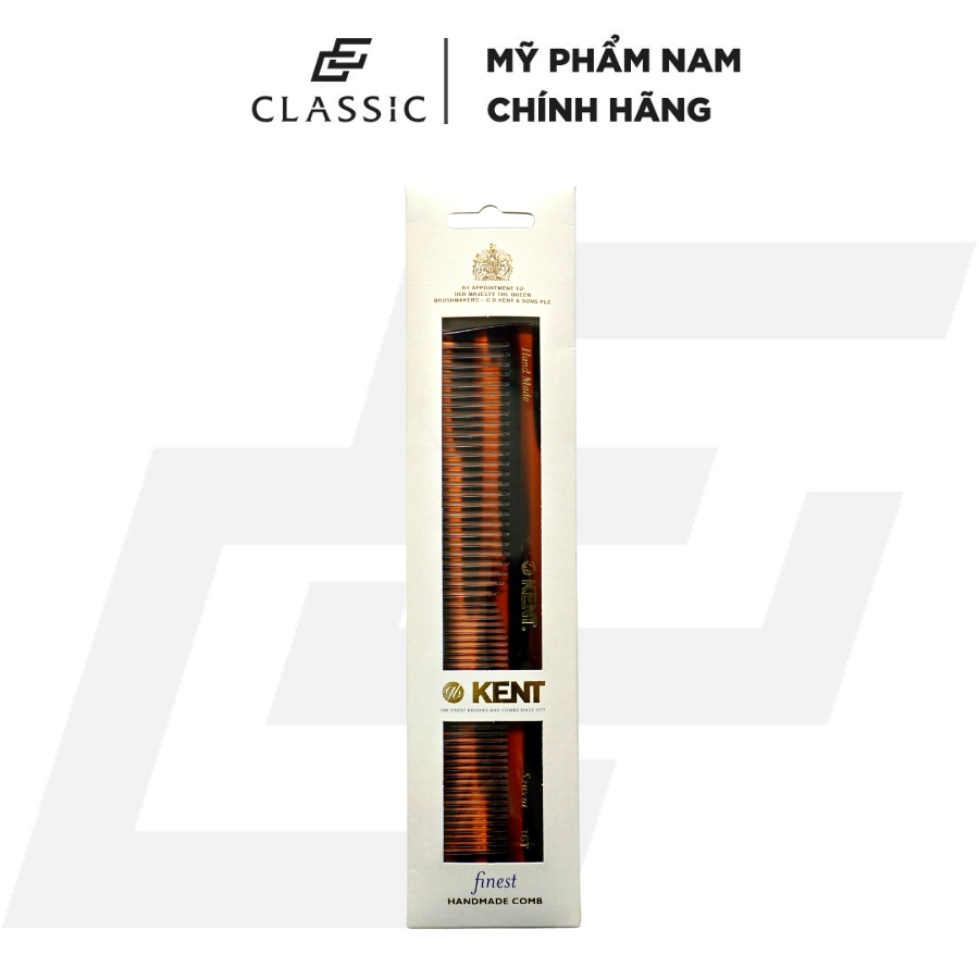 Lược chải tóc Kent Brushes Coarse/Fine Comb – A 16T