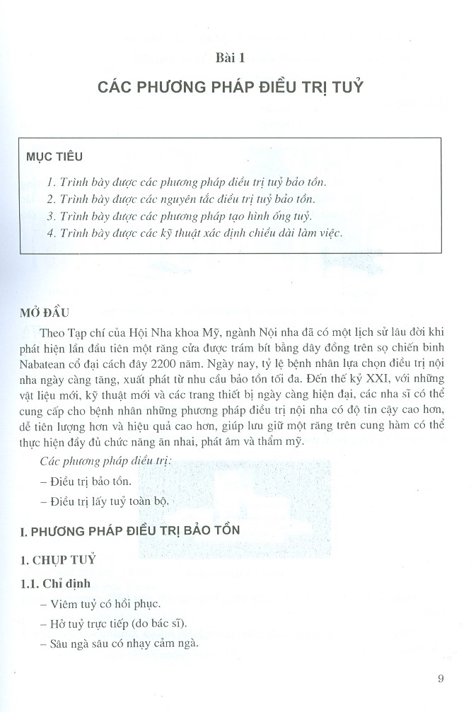 Chữa Răng Và Nội Nha - Tập 2 - Nội Nha Lâm Sàng (Dùng Cho Sinh Viên Răng Hàm Mặt)