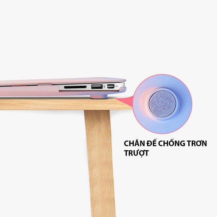 COMBO 3in1 - Case, ốp kèm phủ phím dành cho Macbook - Màu Gradient [Tặng kèm nút chống bụi Macbook - Màu ngẫu nhiên] - Hàng chính hãng