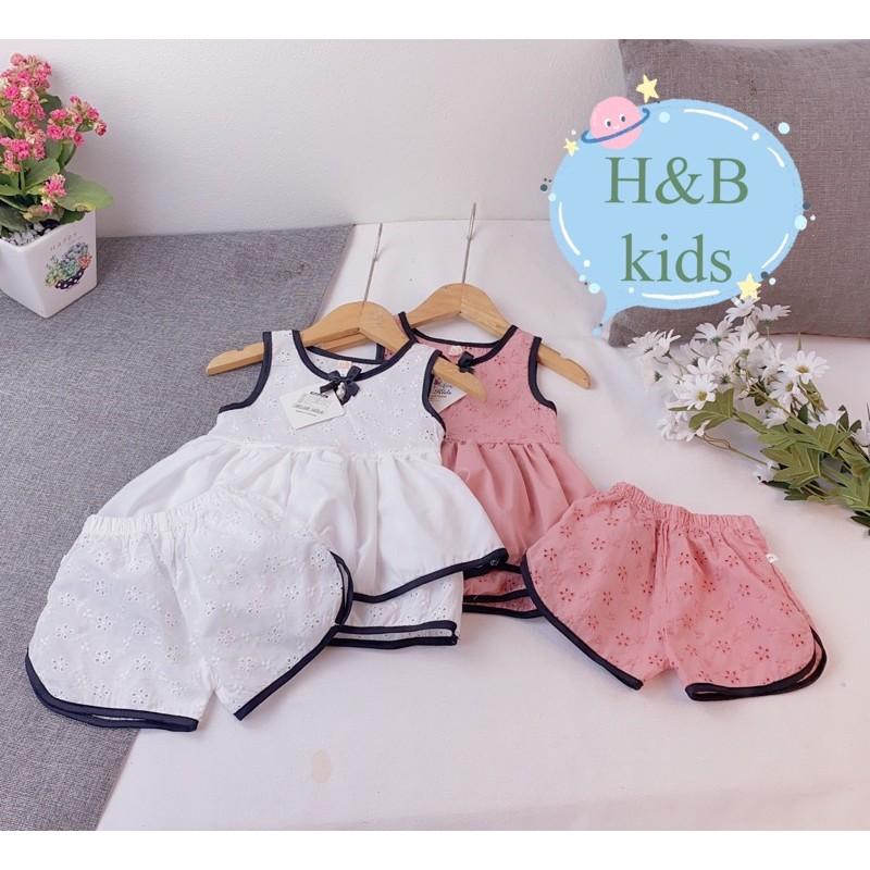 Sét Bộ Ren 2 Tầng Siêu Xinh Cho Bé