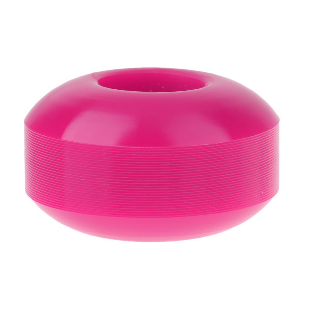 4x100A Children's Cruiser Longboard Skateboard Kick Scooter PU Wheels Rose Red
