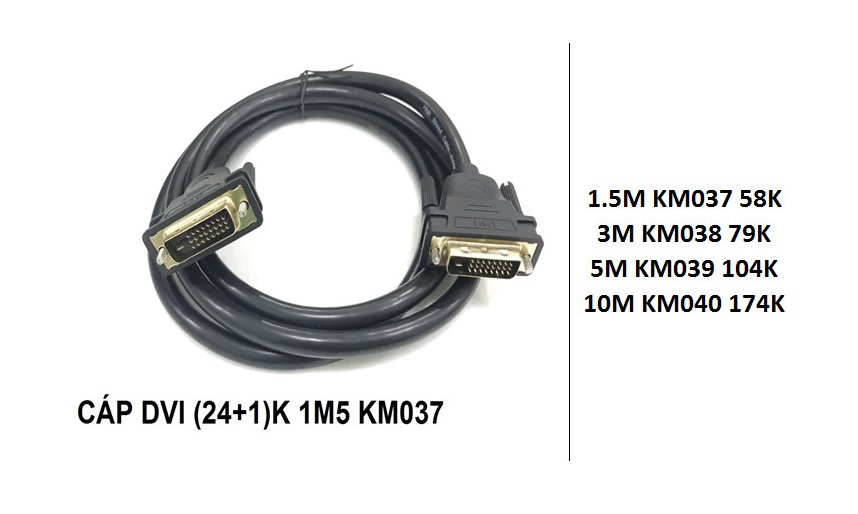 Cáp DVI (24+1)K 1,5M , 3M , 5M , 10M