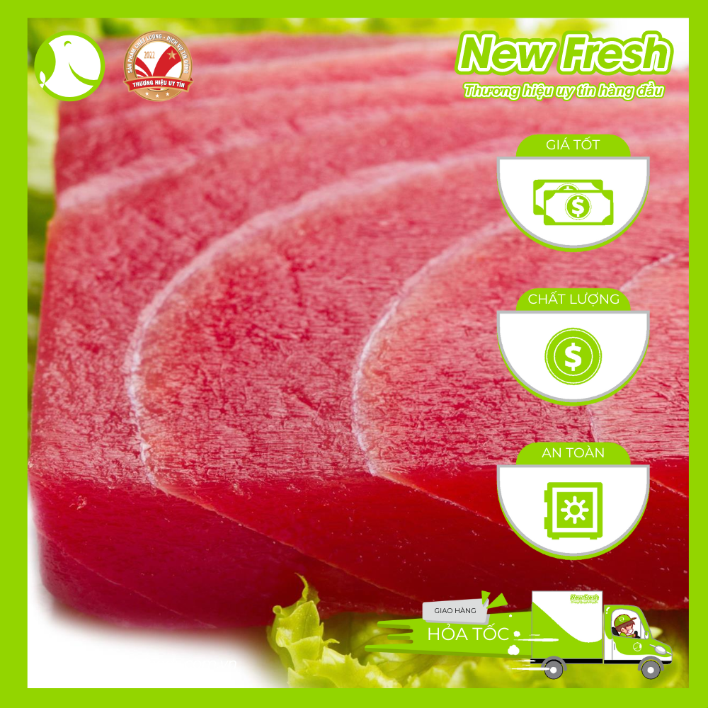 Cá Ngừ Saku Đại Dương Xuất Khẩu Túi 1Kg