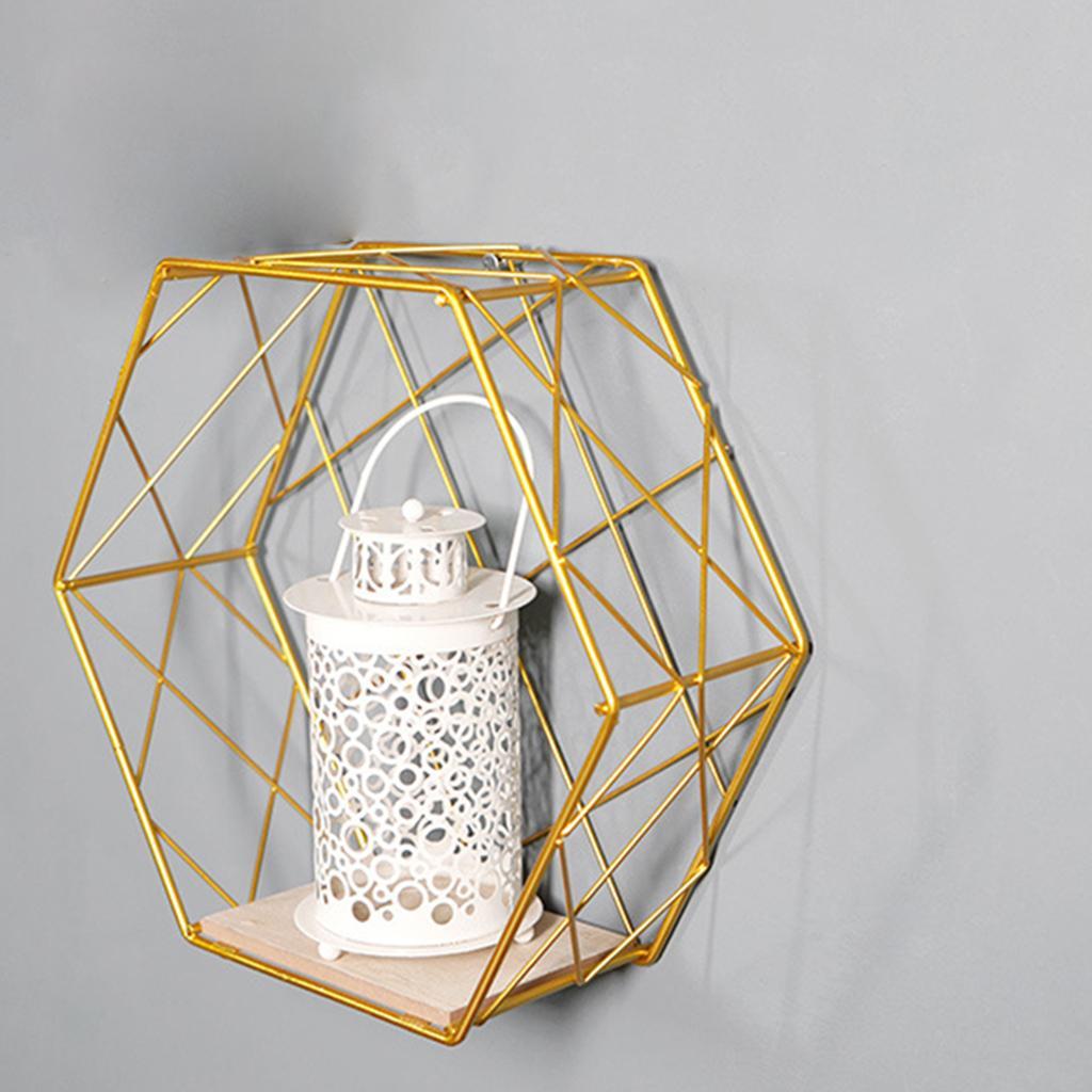 2x Decorative Wall Rack  Mounted Shelf for Study Room Bedroom