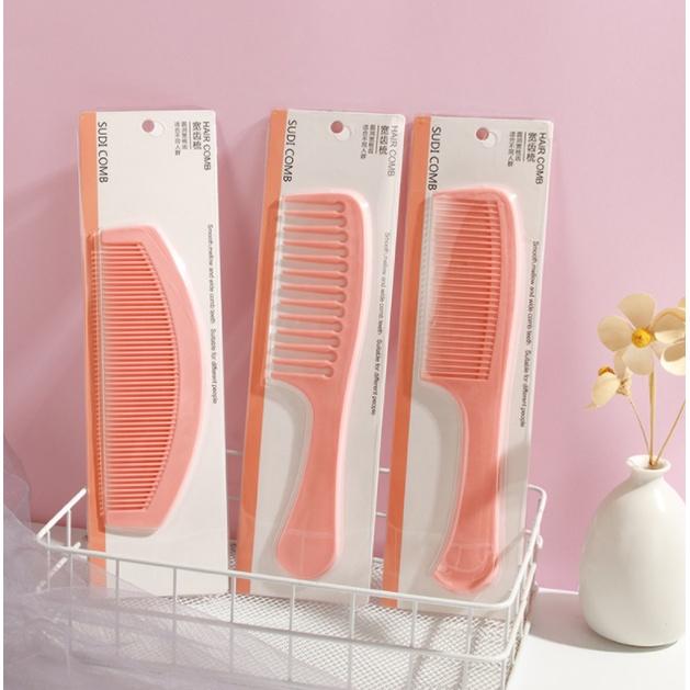 Lược răng thưa chải tóc xoăn, tóc rối Duashop