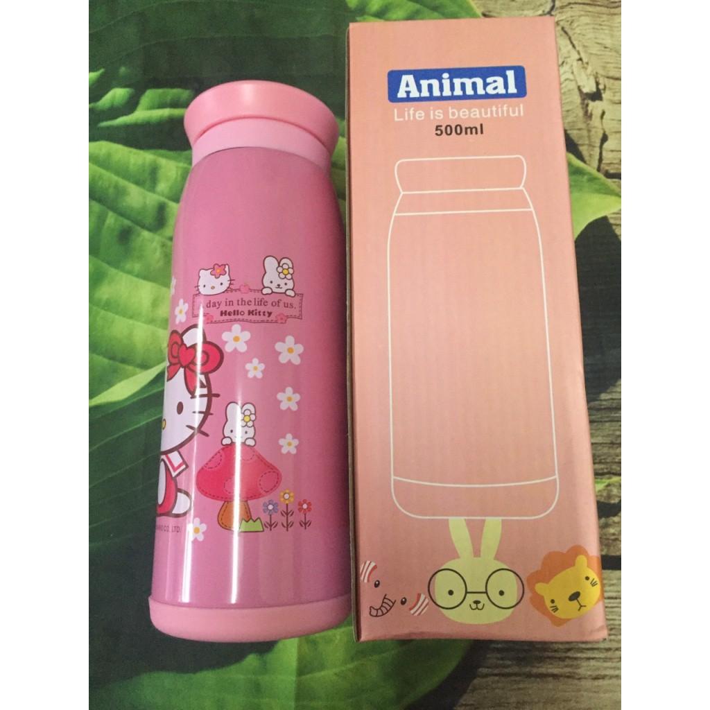 Bình giữ nhiệt hình thú đáng yêu 500ml