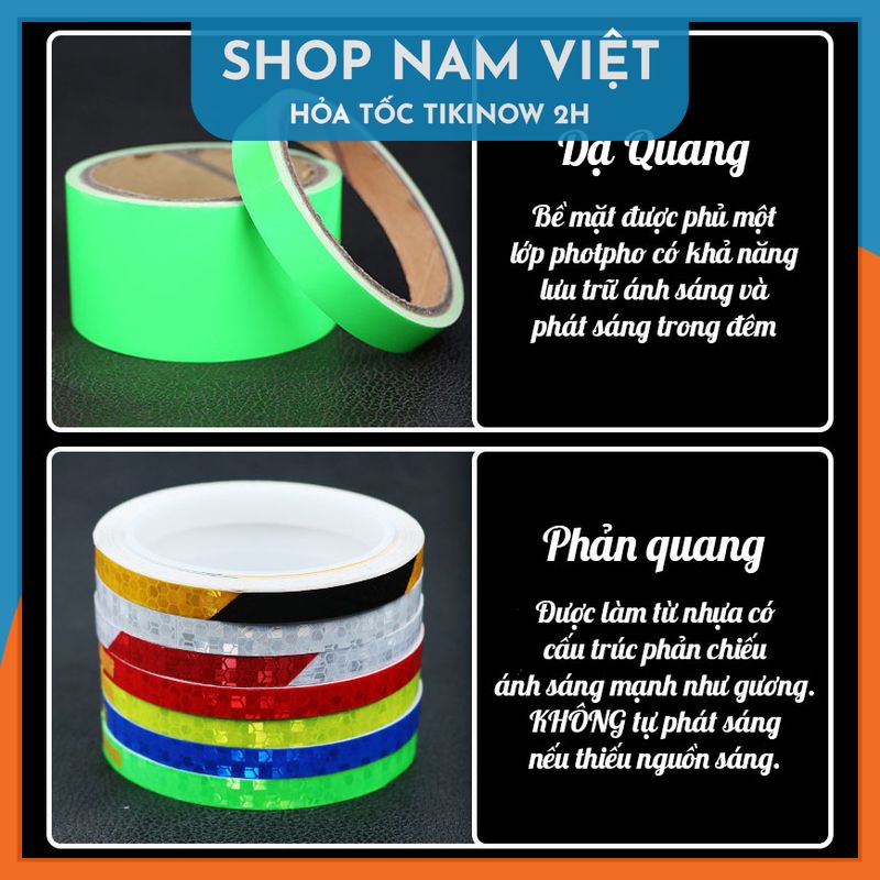 Băng Keo Phản Quang Dán Nhà Cửa, Trang Trí Oto, Xe Máy, Xe Đạp