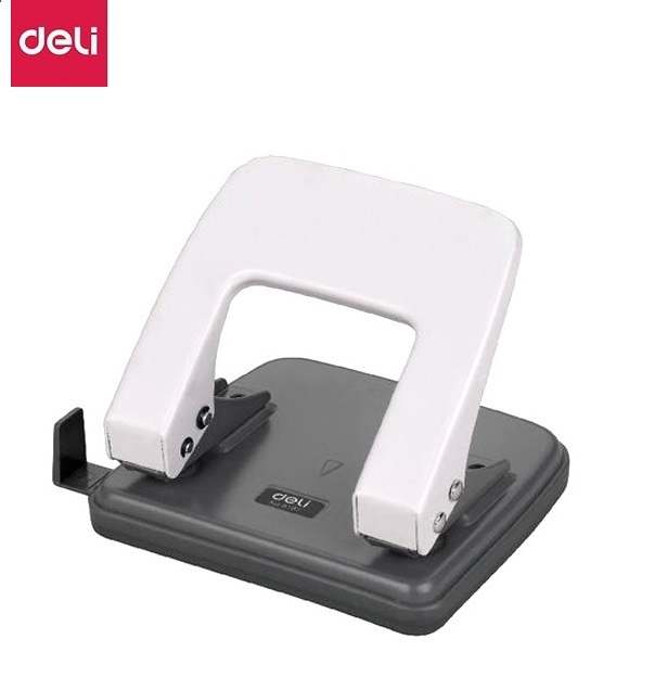 Máy đục lỗ 20 tờ Deli - E0102 màu trắng