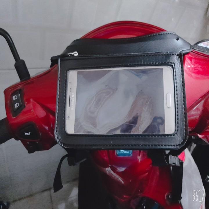 Túi treo ghi đông TDN treo đầu xe máy Ver 5.0 2020 chuyên dụng dành chạy grab, bee, goviet,MBS 3039