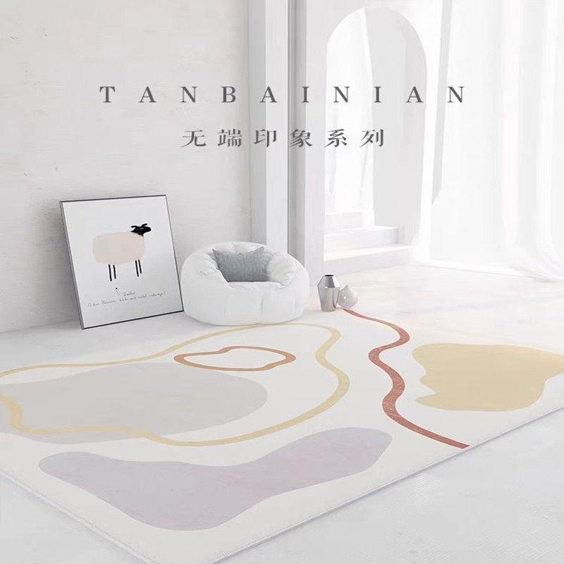 Thảm Trải Sàn Phòng Khách/Phòng Ngủ Phong Cách Bắc Âu Có Thể Giặt Sạch Tiện Dụng