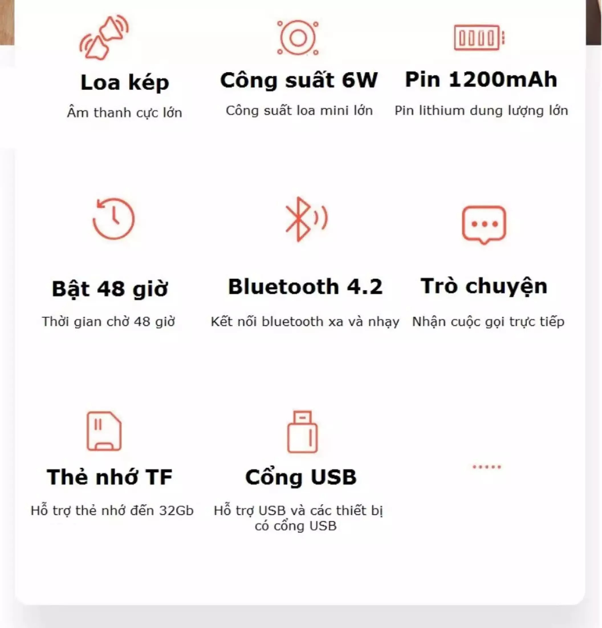 Loa Bluetooth Change Mini 3+ Lanith - Loa Phát Không Dây Mini - Thiết Kế Chắc Chắn, Cứng Cáp - Âm Lượng Lớn, Chất Âm Ấm - Kết Nối Bluetooth Nhanh Chóng, Ổn Định - Tặng Kèm Cáp Sạc 3 Đầu - Hàng Nhập Khẩu - LMN00003-Cap00001