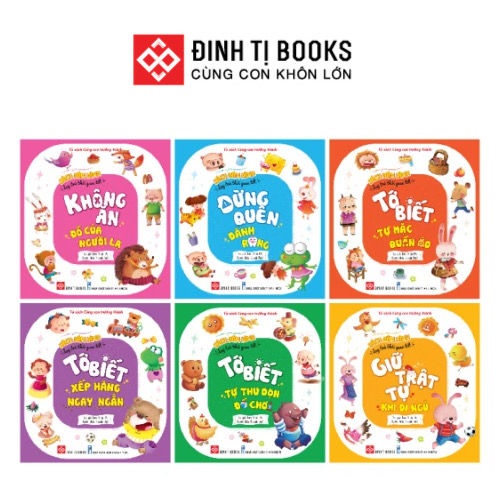 Combo : Sách dán hình dạy trẻ thói quen tốt