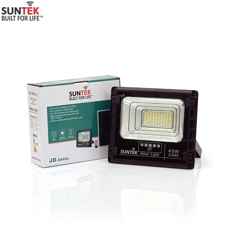 Đèn Pha Năng Lượng Mặt Trời SUNTEK LED Solar Light JD-8840 40W - Hàng Chính Hãng