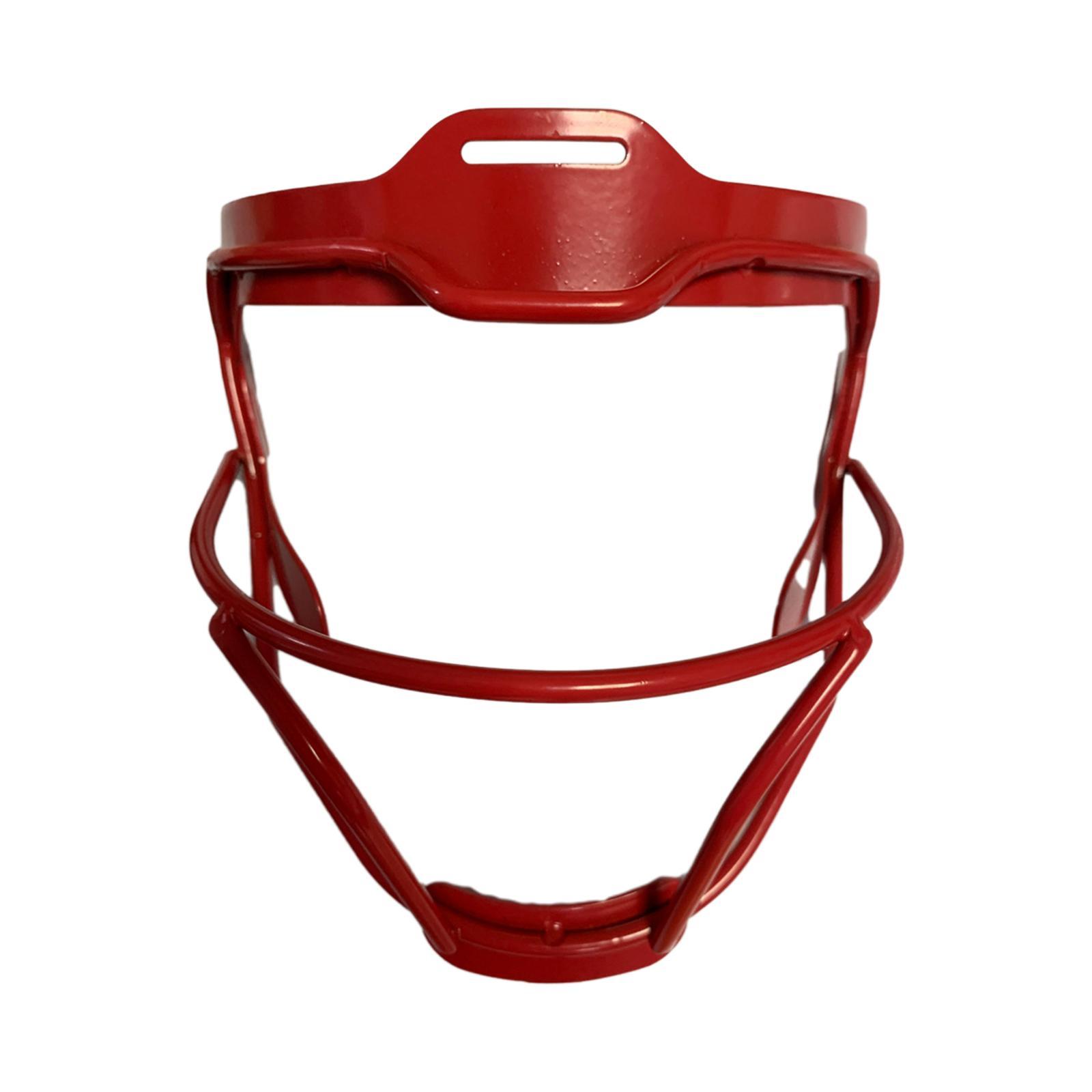 Softball Batting Mask Face Guards Metal Wire Protective Cover Wide Vision Safety