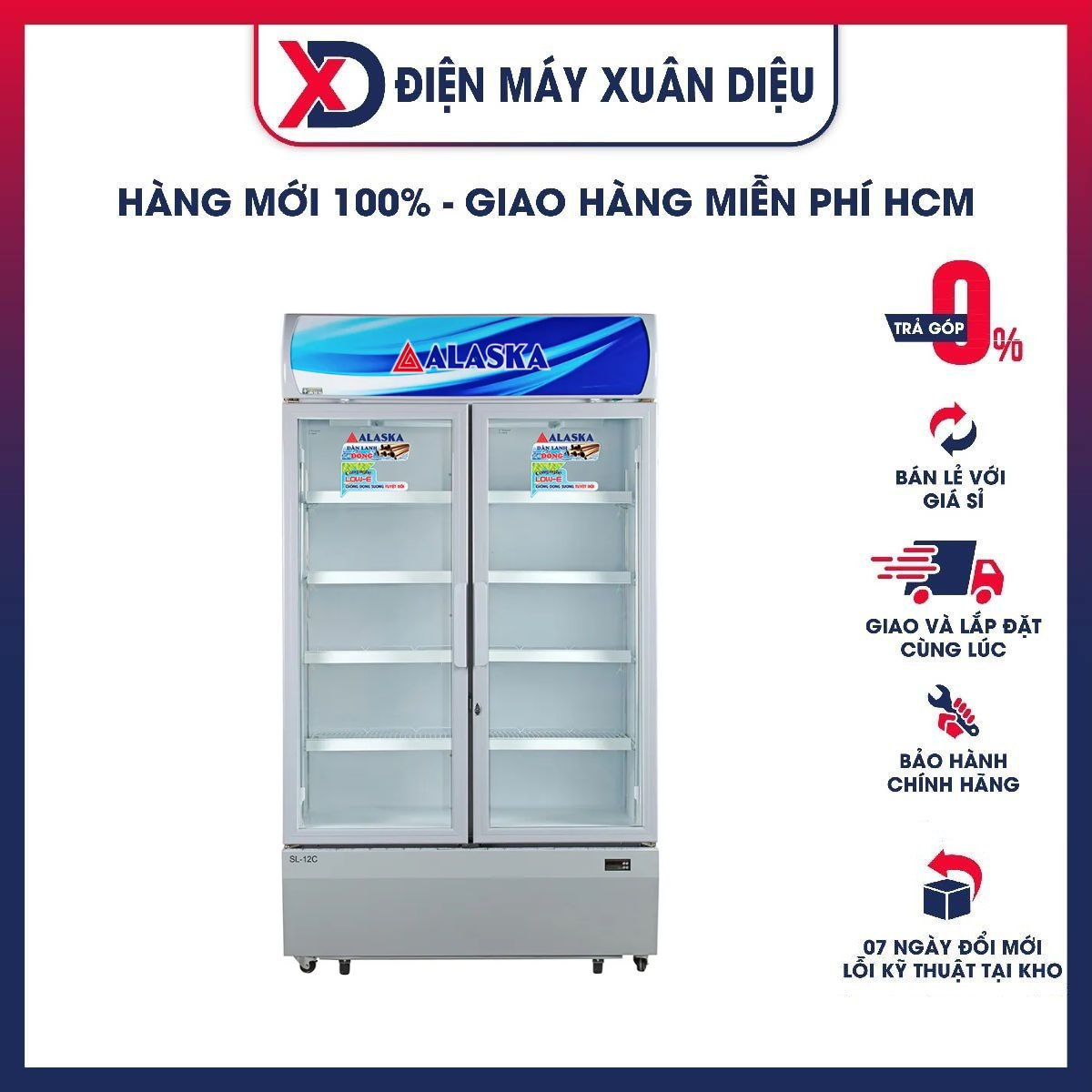 Tủ mát Alaska SL-12C hàng chính hãng ( chỉ giao HCM )