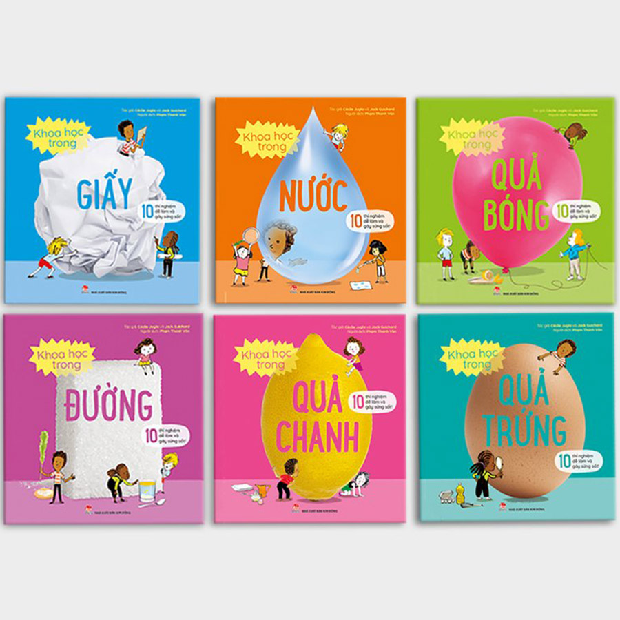 Combo 6 Cuốn: 10 Thí Nghiệm Dễ Làm Và Gây Sửng Sốt