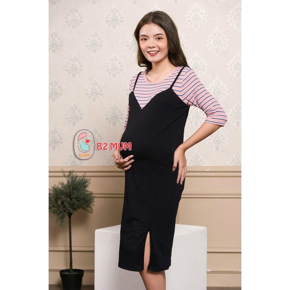 L162 Yếm zip phối kẻ